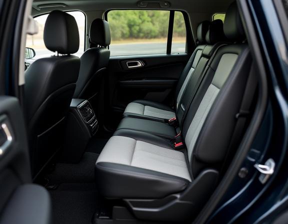 The same SUV interior, meticulously detailed and clean